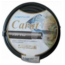 Шланг поливочный  Д=3/4  (20м) армир непрозрач черный КАРАТ