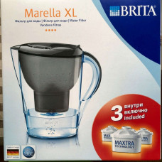 АКЦИЯ BRITA кувшин MARELLA-XL MEMO  Графит 3,5л + MAXTRA картридж - Pack3 (4) NEW